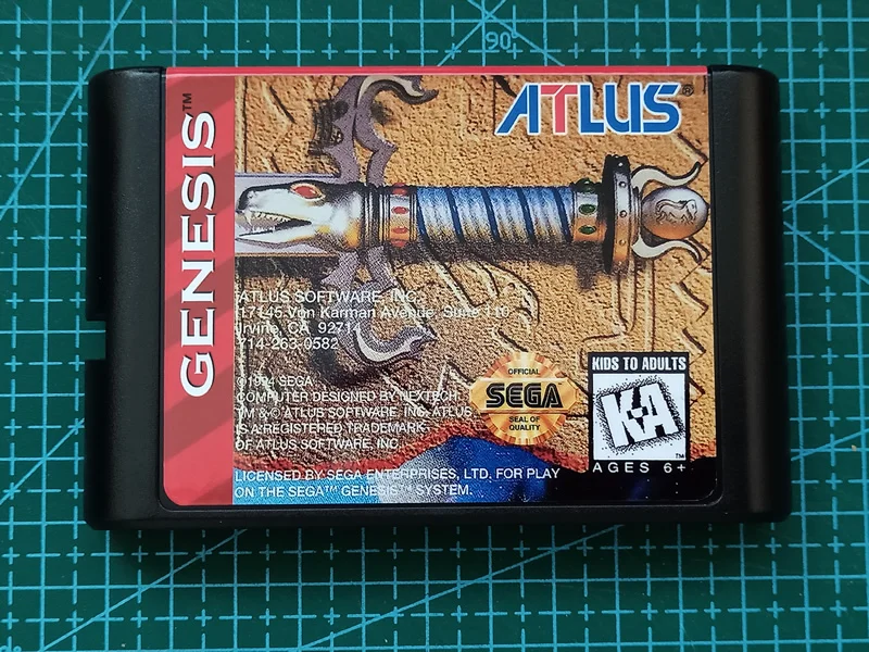 

Genesis Game : Crusader of Centy ( USA Version!! English Language!! Save ok!! )