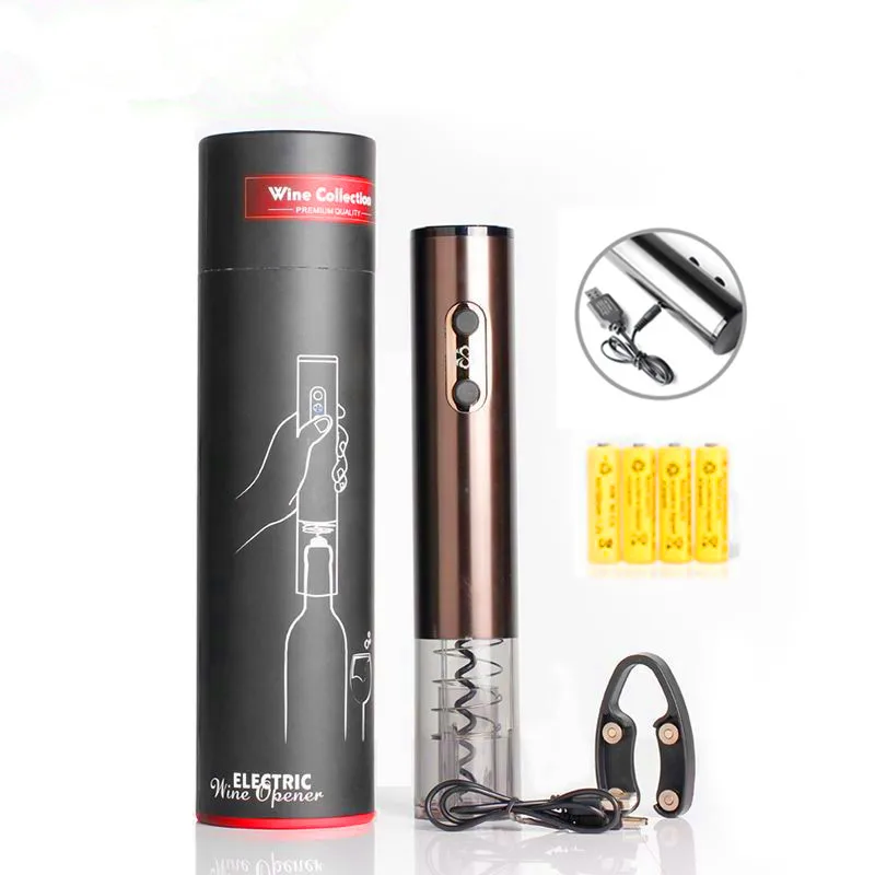

USB Charging Automatic Electric wine opener Bottle Opener Wine Foil Cutter Red Wine Bottle Opener Kitchen bar tool accessories