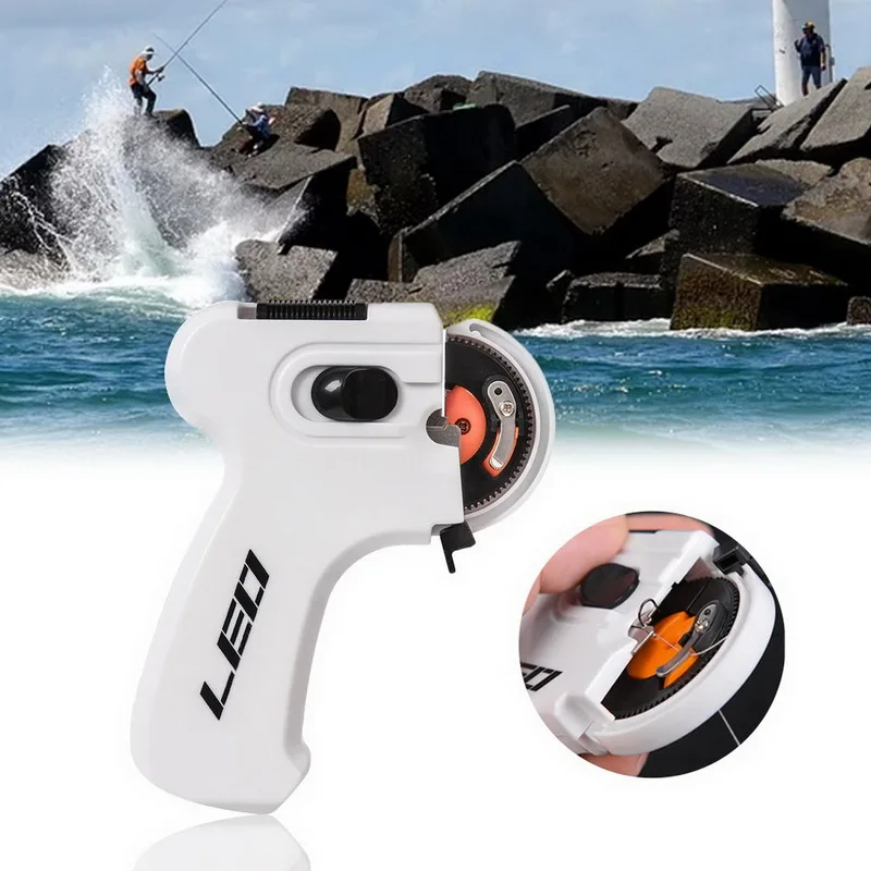 

Electric Automatic Fishing Hook Binding Portable Fast Fishing Hooks Tier Machine Fishing Accessories Tie Line Tying Equipment