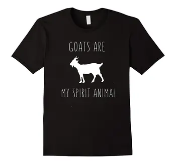 

Goats Are My Spirit Animal Goat Shirt for Men Cotton Cool Design 3D Tee T-Shirts O Neck Tee T Shirt Short Sleeve Top Tee