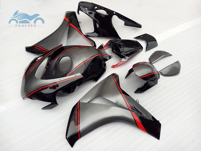 ABS пластик Инъекции обтекатель комплект Подходит для Honda CBR1000RR 2008-2011 CBR 1000RR 08-11 послепродажного спорта гоночная обтекаемая форма наборы KQ18
