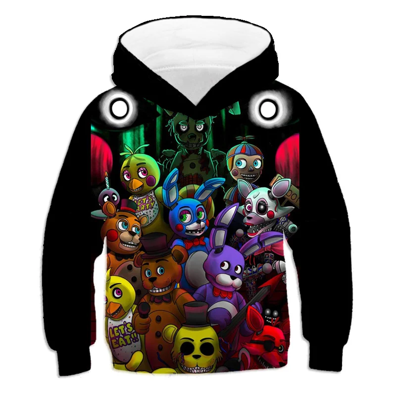 mercancía de calidad Niños Chicos Chicas Jersey Five Nights At Freddy  dibujos animados Sudadera Con Capucha Top Gran calidad Recomendación de  personalidad