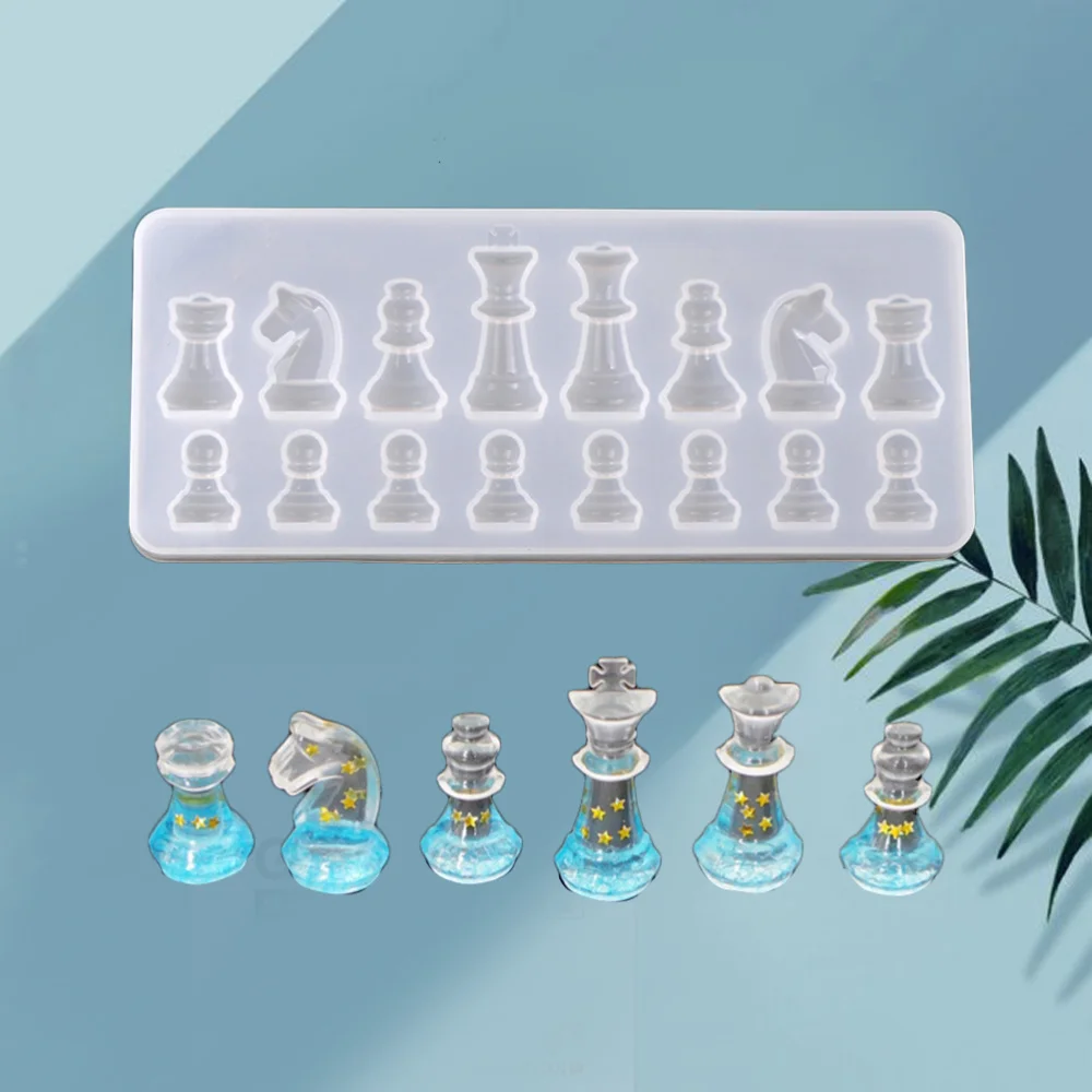 

1pc DIY Mold Decorative Silicone Interesting Silicone Mold Chess Mold for Kids Decor Use