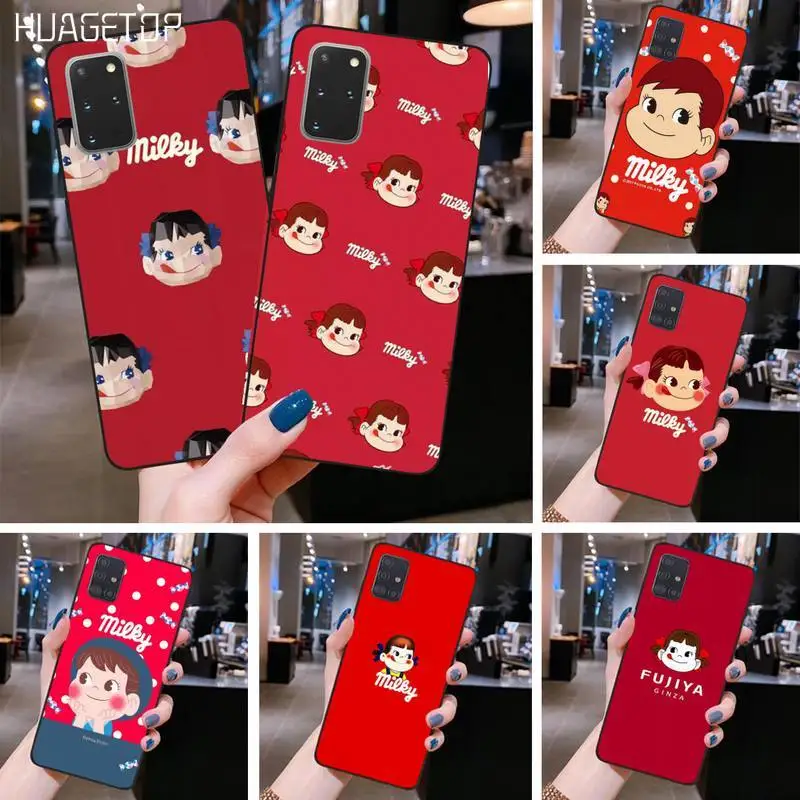 HUAGETOP Fujiya Milky Peko chan чехол для телефона Samsung S20 plus Ultra S6 S7 edge S8 S9 S10 5G lite 2020 | Мобильные