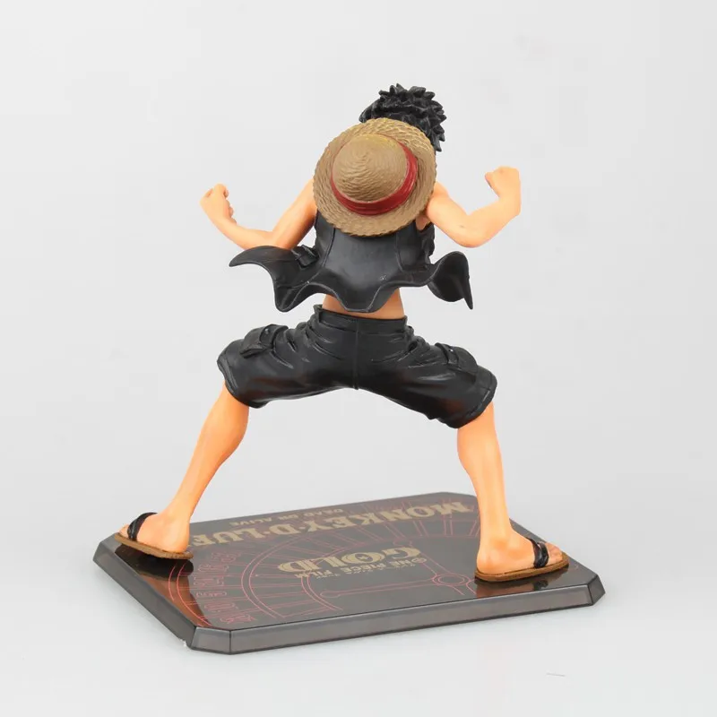 One piece/Sea King ZERO театральная версия Золотой боевой костюм версия черной ткани Луффи в штучной упаковке гаражный комплект
