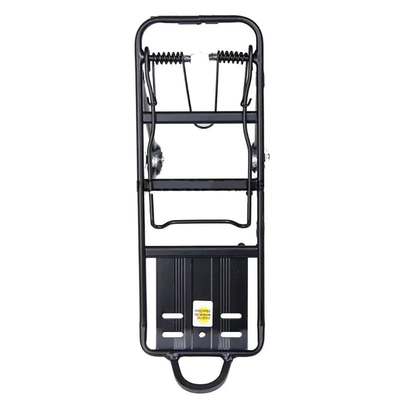 

Heavy Bicycle Bike Rear Shelf Aluminum Alloy Frame Bracket Black Adjustable Luggage Rack 27RD