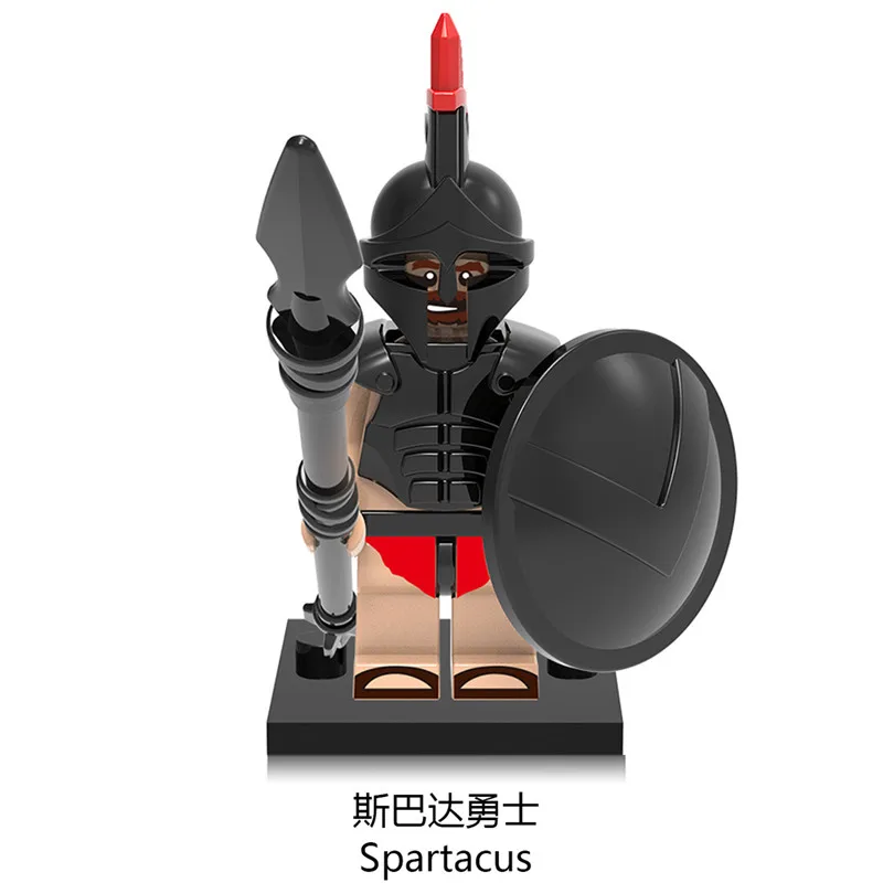 Roman Soldier Series Commander Elf Hunter Model Assembling Bricks Building Blocks Kit DIY Education Christmas Gift