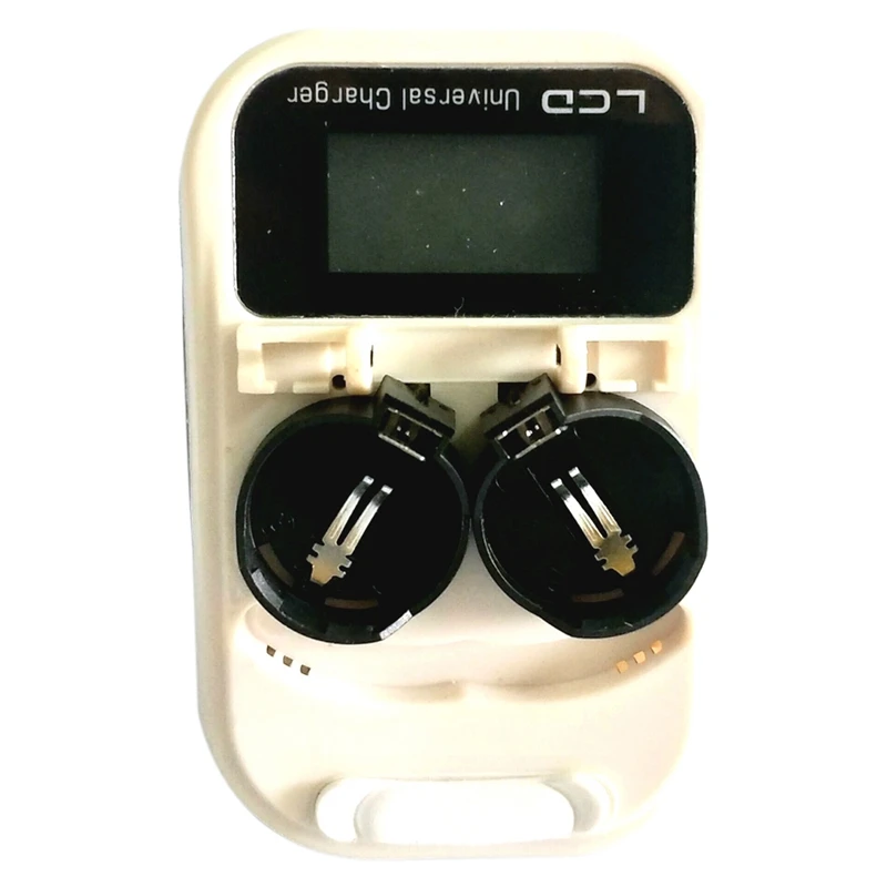 

Battery Charger Dual Battery Charger for LIR2032 LIR2025 ML2032 ML2025 Battery(EU Plug)