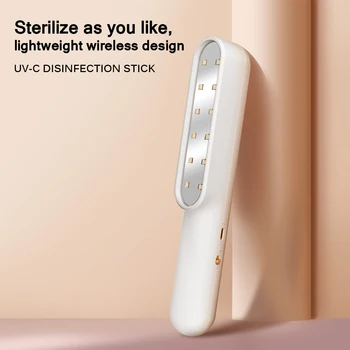 

2020 LED Light Ultraviolet Sterilizer Portable Germicidal Light Disinfection Stick Ultraviolet Germicidal Lamp UV Sterilizer