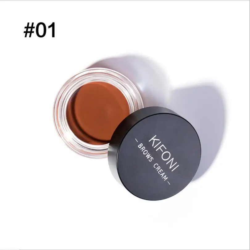 Maquiagem à Prova Gel de Longa Novo Profissional Cores Sobrancelhas Matiz Dwaterproof Água Pomada Duração 3d Natural Marrom Olho Sobrancelha Enhancer Creme 16061 4 7 Realç. sobranc.