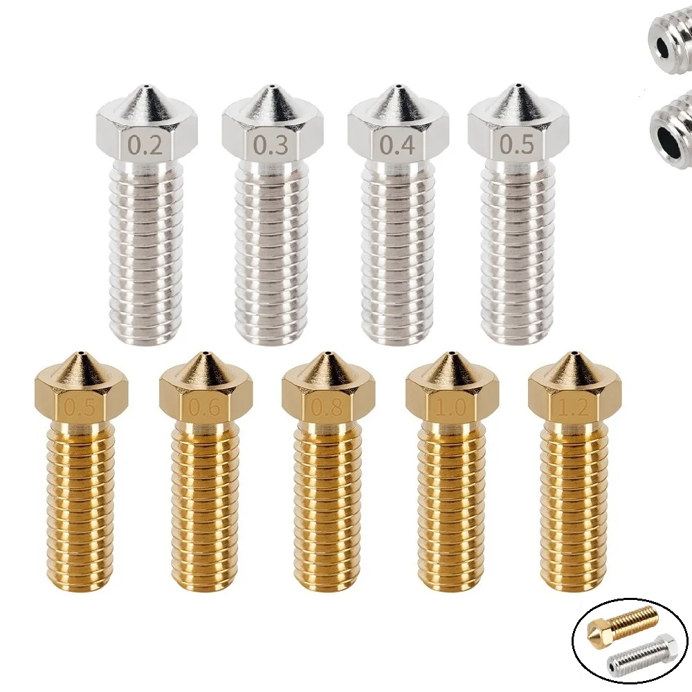 Boquilla Roscada De Acero Inoxidable Para Improra 3D