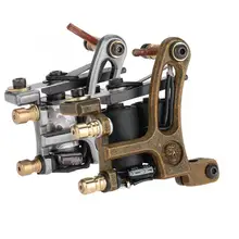 Профессиональный Скелет татуировки катушки машина пистолет Liner Shader Перманентный арт окраска макияж машина