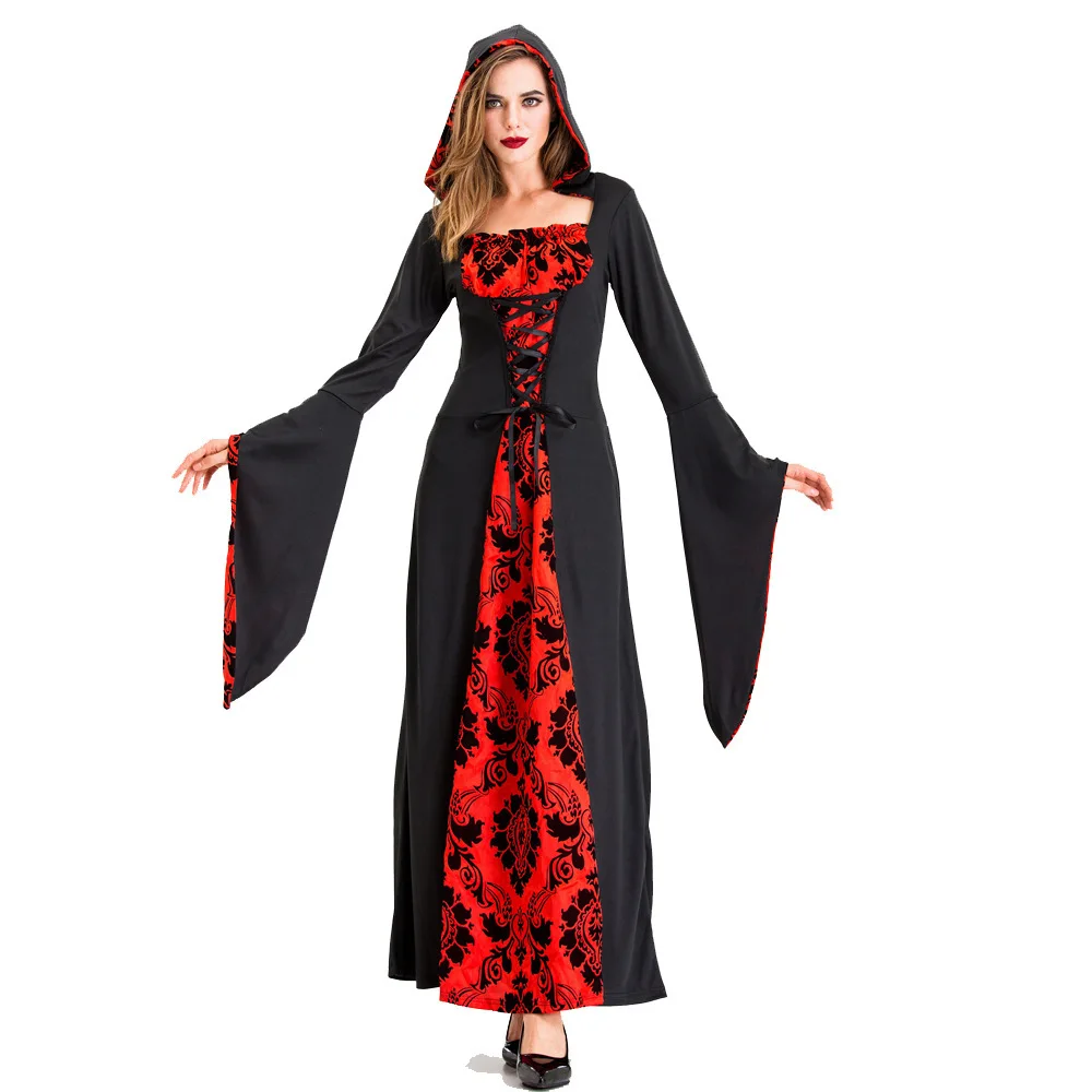 Red and black witch costume Clearance
