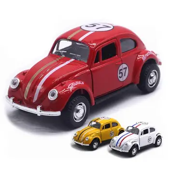 

1/32 Alloy Vintage Pull Back Car Model Kids Children Intelligent Toy Gift Desktop Decoration