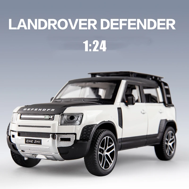 Модель DEFENDER из сплава 1/24 игрушечный автомобиль имитация звука светильник