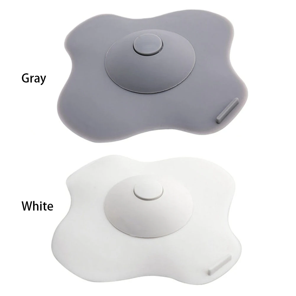 Anti Clogging Cover Kitchen Sewer Accessories Pressing Bouncing Closed Hair Stopper Home Sink Tools Basin Drain Filter Bathroom
