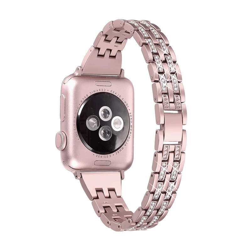 Аксессуары для часов Ремешок для apple watch iwatch, ремешок 38 мм 40 мм 42 44 мм Series 5/4/3/2/1 бриллиант Стразы роскошный браслет