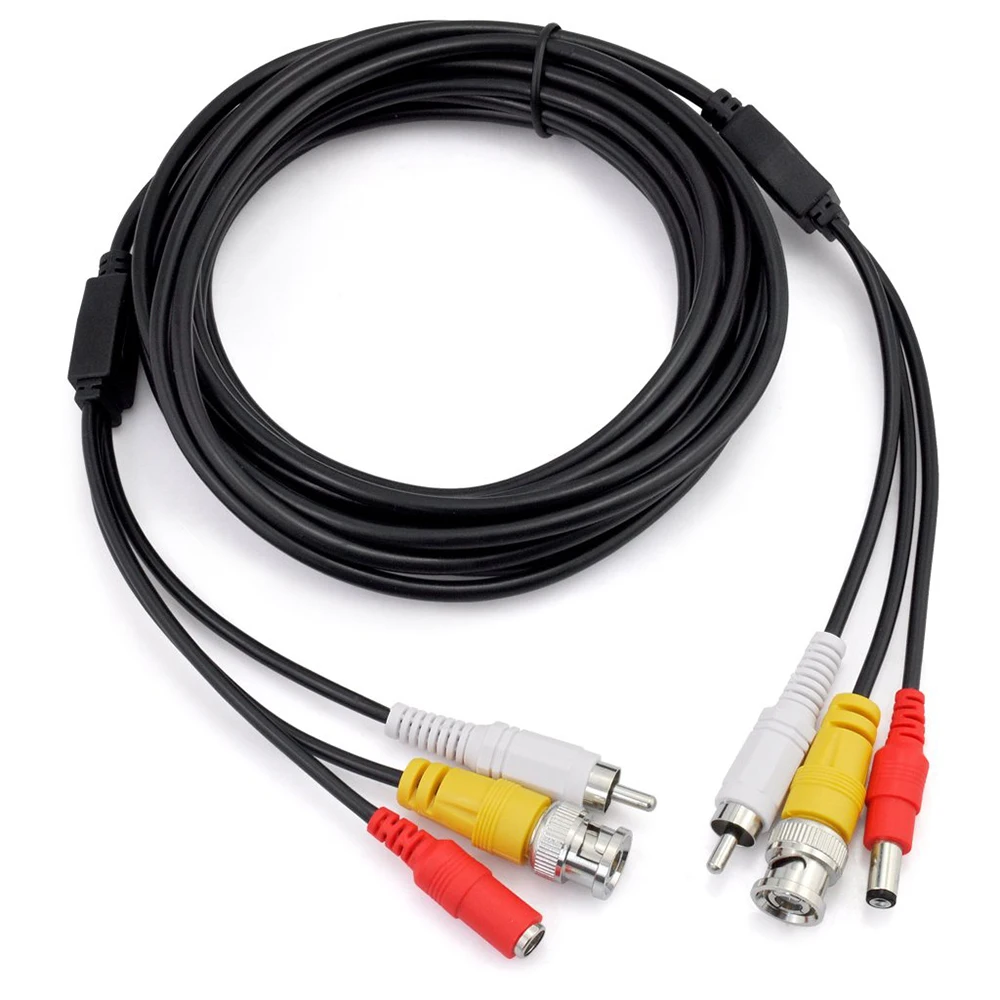  New BNC+RCA+DC connector 3 in 1 cable Power Video Audio extension Plug and Play Cable Wire for CCTV - 4.00007E+12