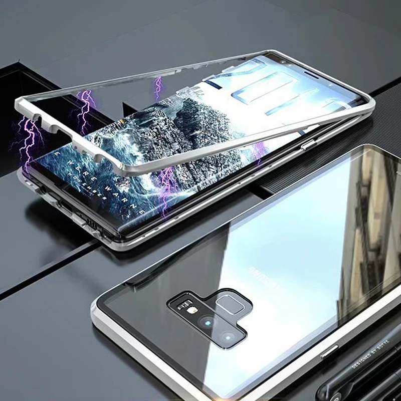 Откидной Магнитный чехол для samsung note10 pro телефона galaxy note 10pro 8 9 чехлы бамперы note8 note9