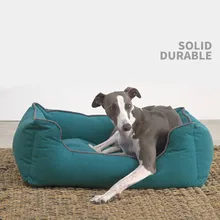 Модная темно-зеленая Водонепроницаемая кровать для собак, можно мыть и мыть, мягкий и удобный утолщенный большой диван-кровать для домашних кошек и собак