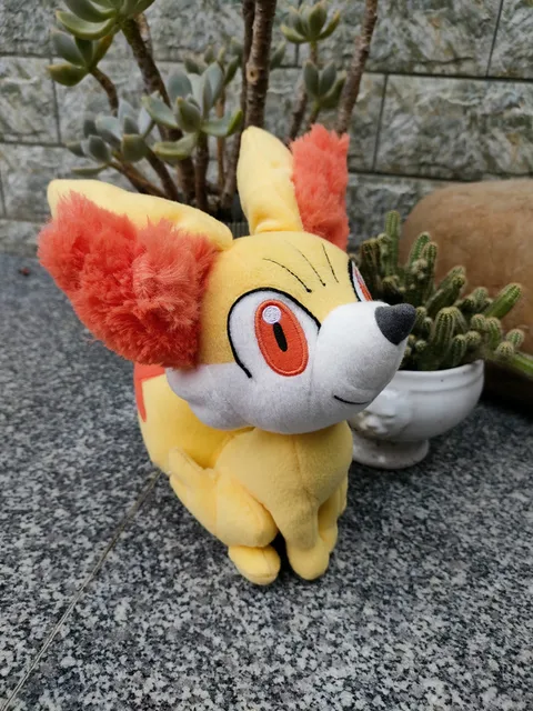Original Pokemon Pikachu Series Fennekin Plush Toy Stuffed Dolls 20cm High Quality Christmas Gifts For Children