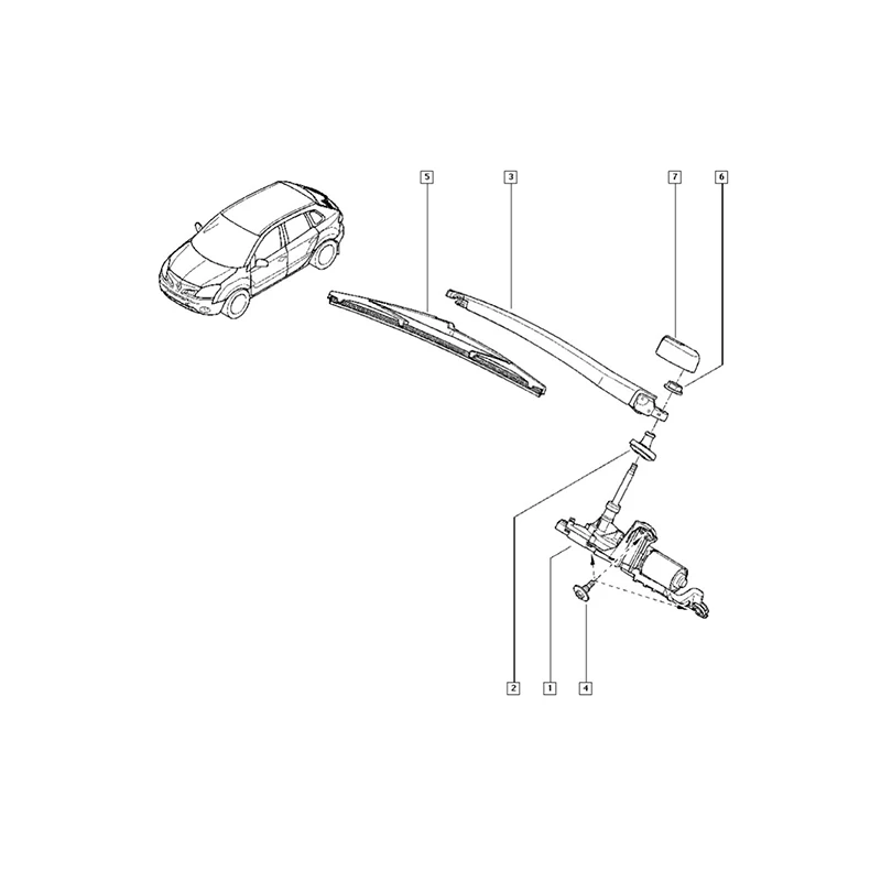 Dust Jacket 2019-re Na Ul Tk Ol Eo S Rear Wiper Arm Rubber Cover 