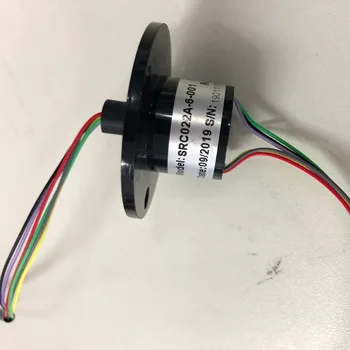 

1PC Diameter 22mm 250Rpm 6 Wires Conductors Capsule Slip Ring 240V AC for Monitor Robotic SRC022A A Type 2A/Ring