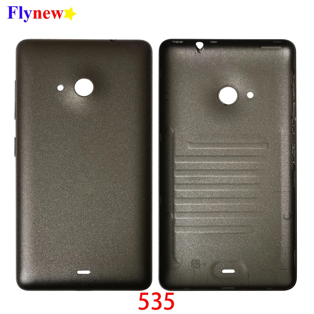 Новая задняя крышка для microsoft lumia nokia 535 задняя крышка для nokia N535 корпус батареи жесткий чехол без логотипа