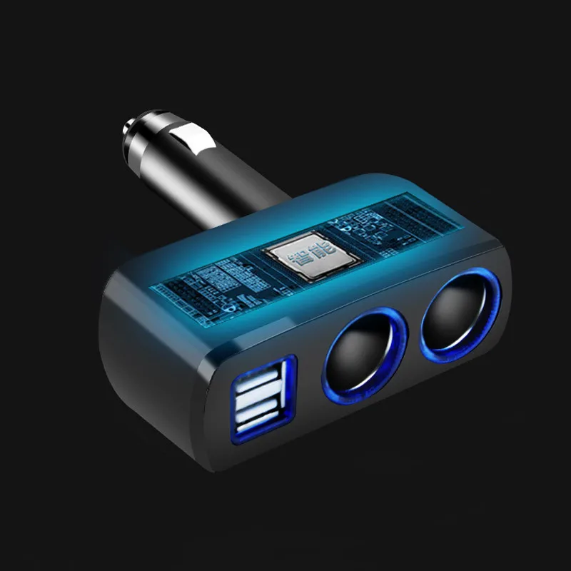3.1A автомобильный двойной USB порт зарядное устройство прикуриватель гнездо адаптера Питание адаптер для Iphone путешествия Напряжение метр разъем авто мотор