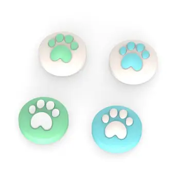 

Cute Cat Paw Pad Claw Thumb Stick Grip Cap Joystick Cover For Nintend Switch Lite NS Joy-Con Controller Gamepad Thumbstick Case