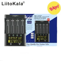 LiitoKala Lii-S6 S8 Lii-PD4 PD2 Lii-500 500s LCD Smart 3.7V 3.2V 1.2V 18650 26650 16340 caricabatterie NiMH NI-CD