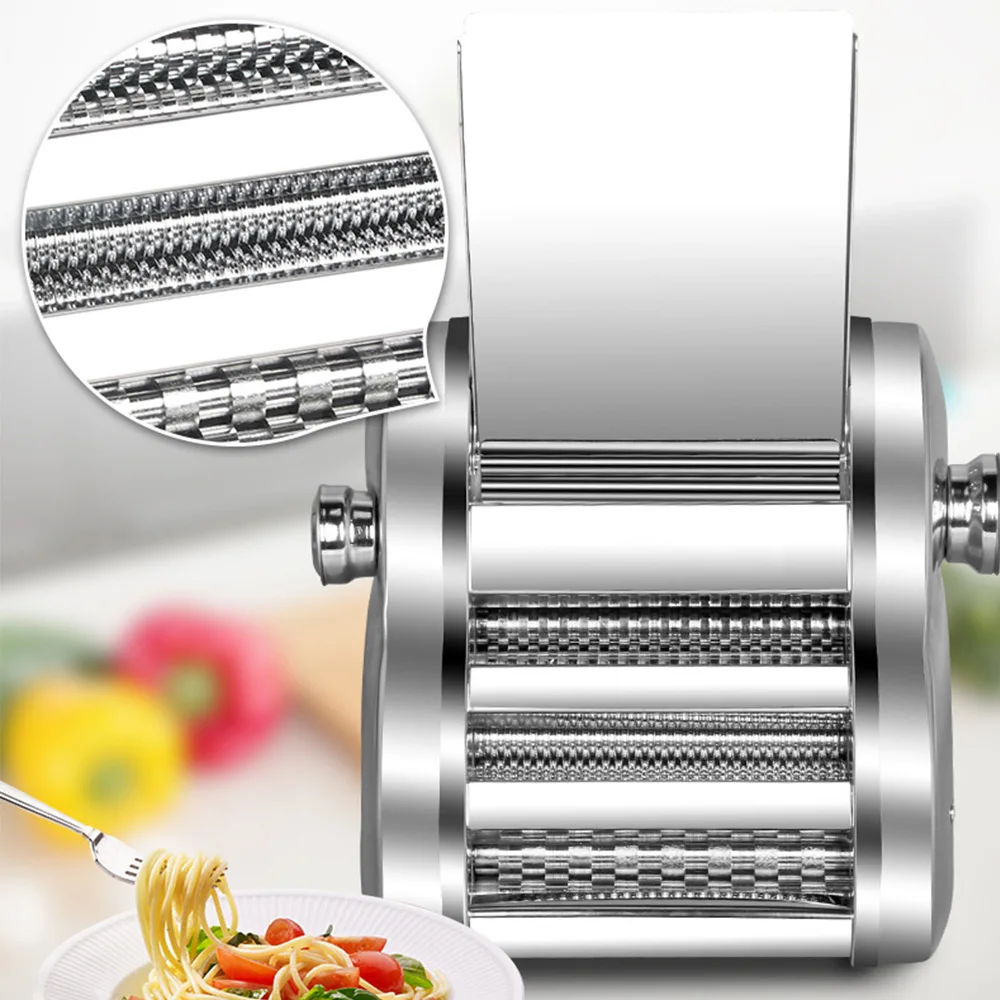 Household Fresh Pasta Machine Noodles Maker Noodle Cutter Four-knife Type Electric Automatic Electric Dough Grinder