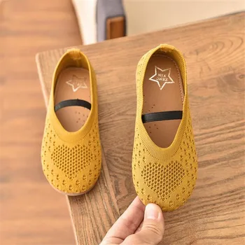 

Spring Kids Shoes Mesh Breathable Children Shoes For Girls and Boys Light-weight Casual Sport Shoes Children Knit Sneakers