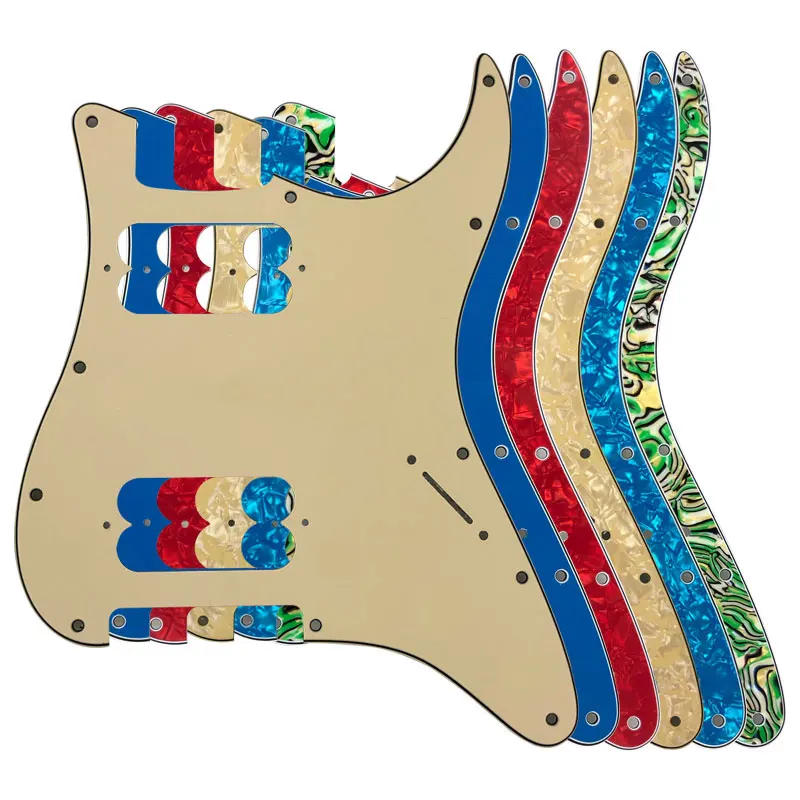 

XinYue Quality Guitar Pickguard -For US FD 11 Screw Holes Player Start Humbucker Single HH Start No Control Hole Scratch Plate