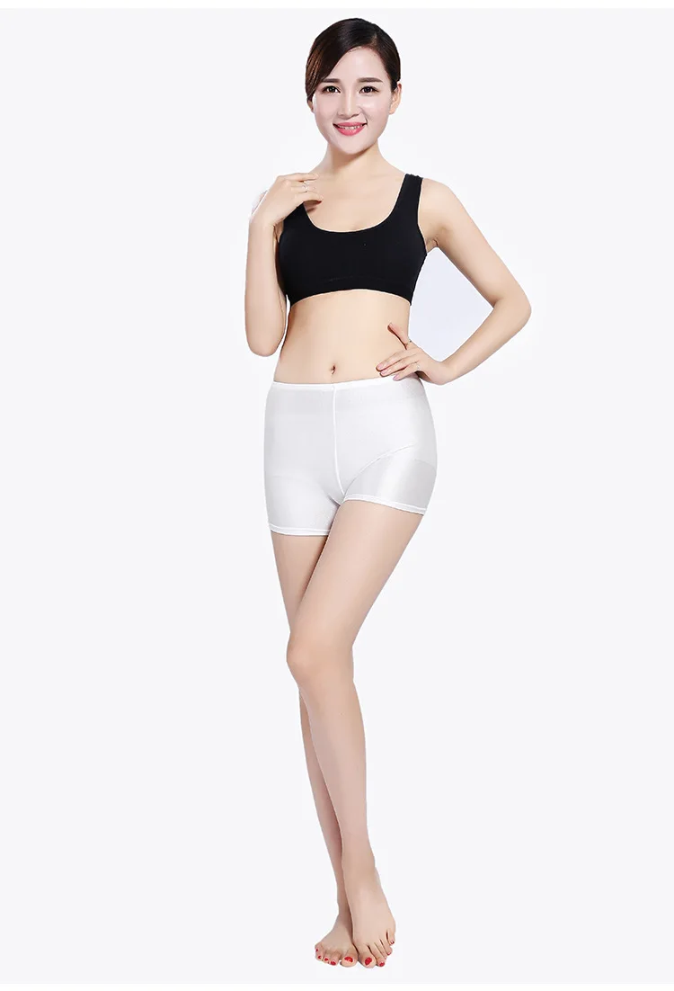 one size Women safety Shorts YOGA Shorts Solid Modal briefs Anti exposure knickers with Lace slim breathable Elastic underpants