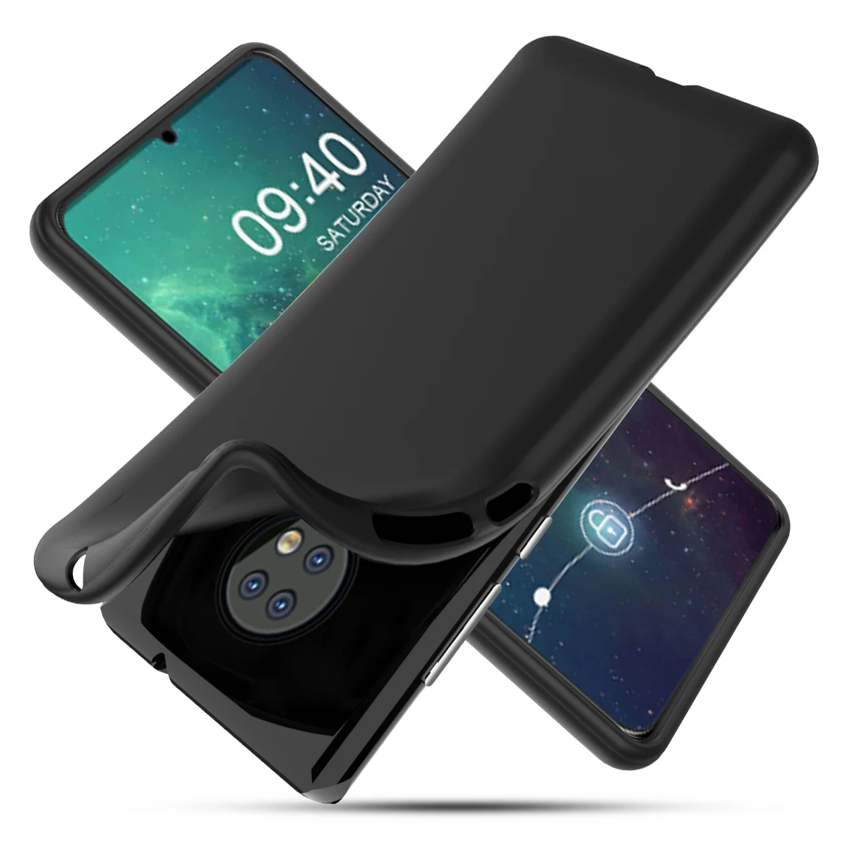 Для Nokia 7,2 6,2 3.1C X71 4,2 3,2 8,1 9 PureView 6,1 плюс 7,1 плюс задняя крышка чехол Slim Fit Мягкий ТПУ телефон с противоударной защитой чехол