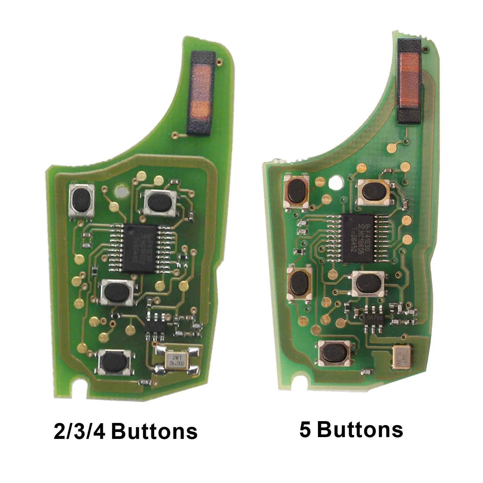 Jingyuqin 15 шт. пульт дистанционного ключа автомобиля электронная доска 315/433 МГц для Chevrolet Malibu Cruze Aveo Spark Sail Opel Vauxhall 2/3/4 BTN