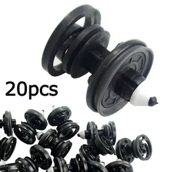 20Pcs Door Trim Panel Card Clip For 911 ADDY GOLF PASSAT TOUAREG T5 A1 A4 To A8 Car Interior Rivets Fasteners 7L6868243