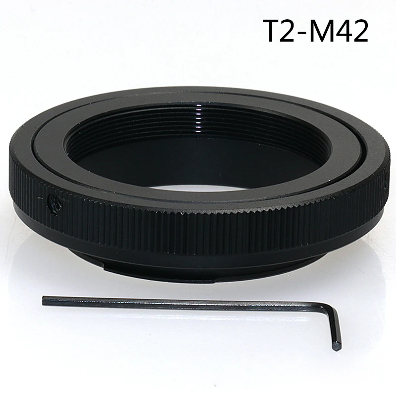 

Lens mount adapter T-2 Mount T2 Telephoto Lens to T2-M42 Carl Zeiss Pentax Zenit Camera Mount Adapter Ring Manual or AV mode