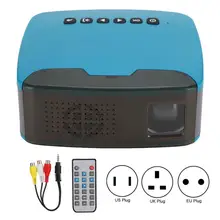 18 Вт синий MY20 микро проектор с 13ANSI люмен яркость Поддержка AV/HDMI/USB/TF портативный проектор