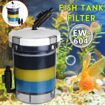 

800L/h Aquarium Filter Fish Tank Filter For Aquarium Pump 220-240V EW-604 EW-604B External Aquarium Filter Bucket