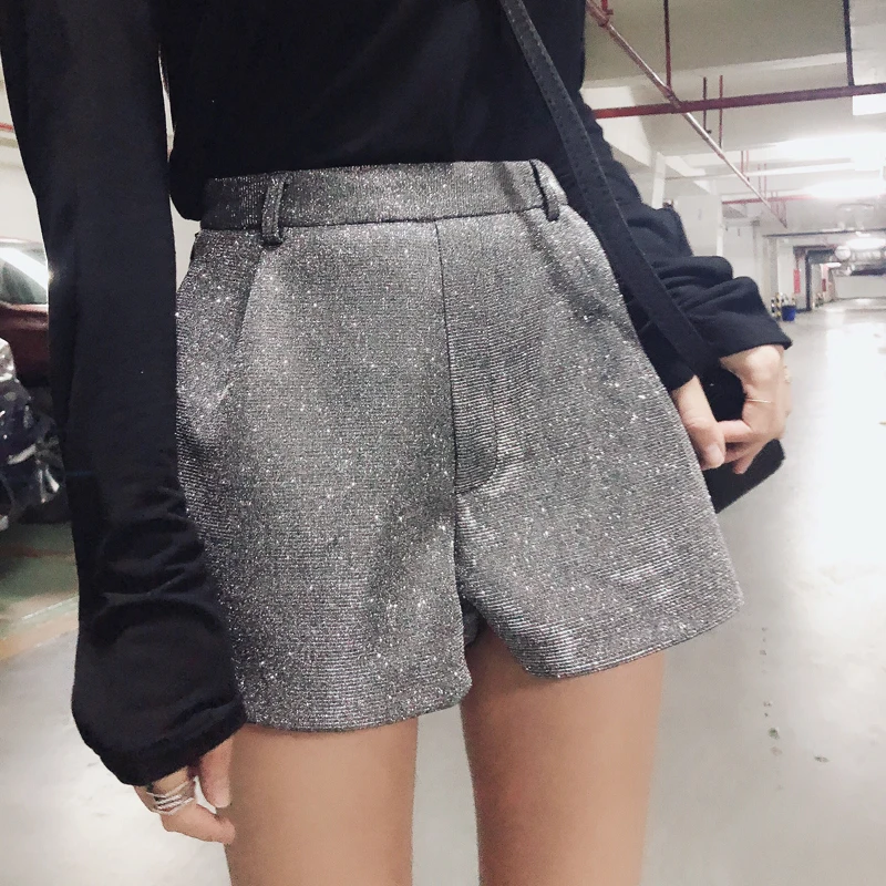 LANMREM Autumn And Winter New Fashion Retro Sexy Wild Pocket Long Leg Shorts Hot Short Women PB401