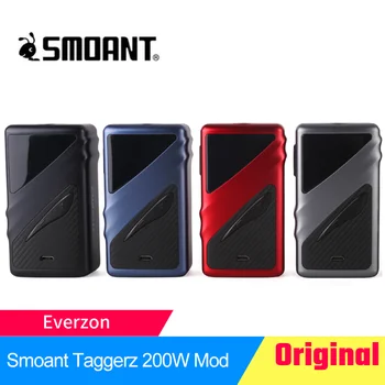 

Original Smoant Taggerz 200W mod Electronic Cigarette Box Mod OLED Screen E-Cig Vaporizer for RTA RDA RDTA powered by dual 18650