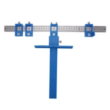 Многофункциональная Мебель Отверстие пила Регулируемая дрель универсальный шаблон столярная Деревообработка ручные инструменты Деревообработка бурение дюбеля