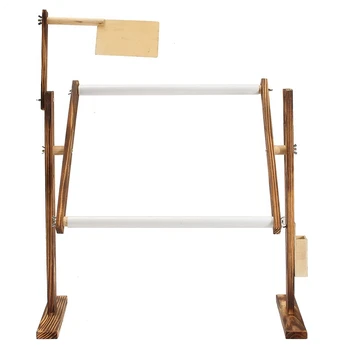 

Adjustment Solid Wooden Frames Tabletop Crossstitch Embroidery Floor Stand For Needlework Sewing Handmade Tools Chinese Cross St