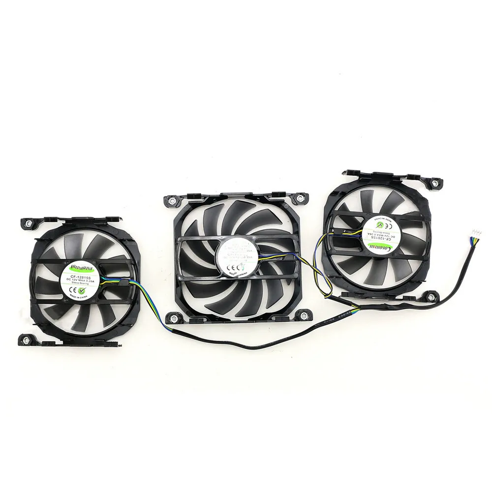 Durable Graphics Card Cooling Fan Replacement CF-12815S/CF-12915S Video Cooler for GTX980ti 980 780ti 780 Repair Part | Электроника