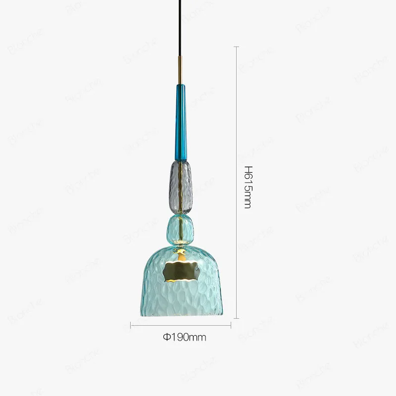 Nordic Stained Glass Pendant Light Macarons Hang Lamp Dining Room Bedroom Minimalist Luminaire Modern Cute Candy Light Fixture - Body Color: A