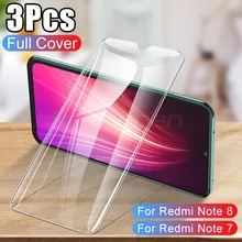 3-1 шт Защитное стекло для Xiaomi Redmi Note 8 7 5 Pro Защита экрана для Redmi 7 7A 6 5 Redmi K20 Pro стеклянная пленка
