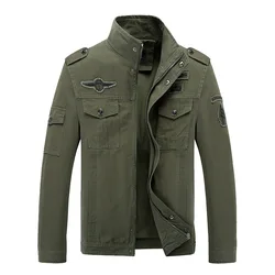 Men's Autumn Jacket Cotton Large Size Bomber Jacket Men's New Tooling Men's Coat