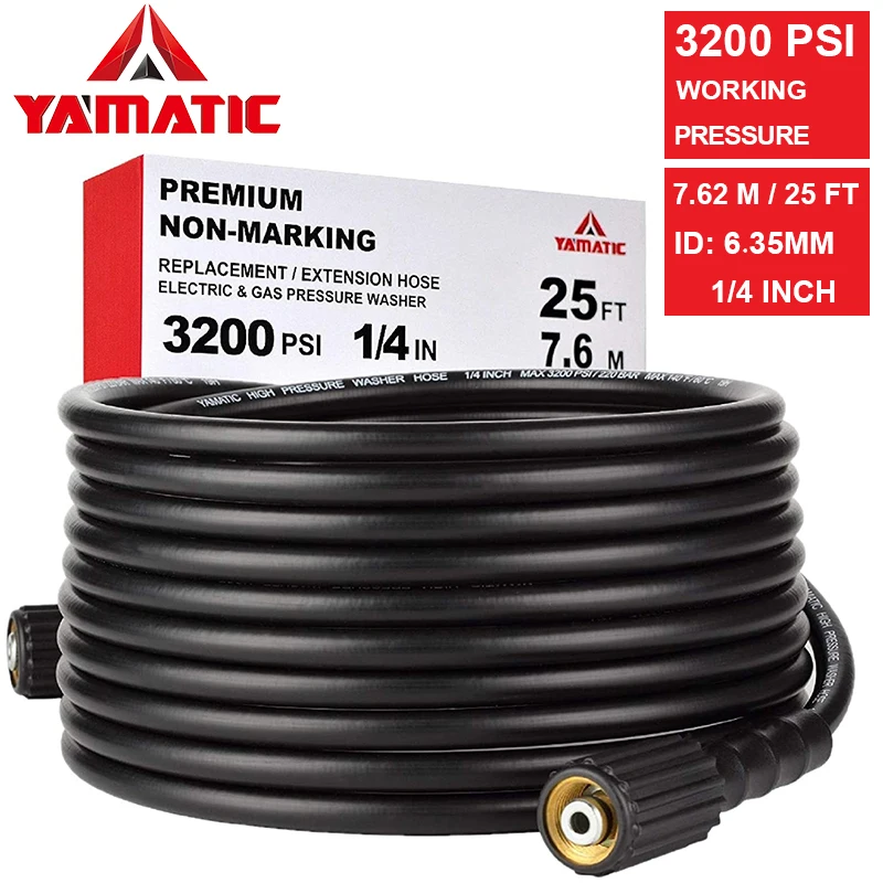 Pressure Washer Accessories Wolf 15m High Pressure Hose To Suit 200 BAR